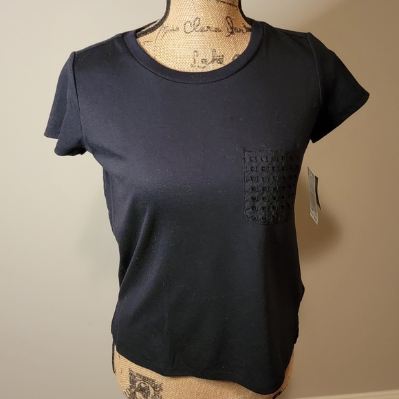 NWT Kate Spade eyelet loungewear top